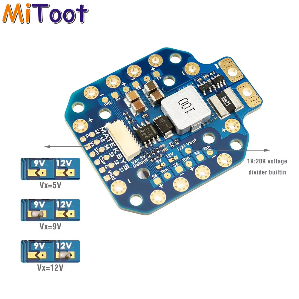 Drone Power Distribution Board - Mateksys PDB-HEX 12S Плата распределения питания