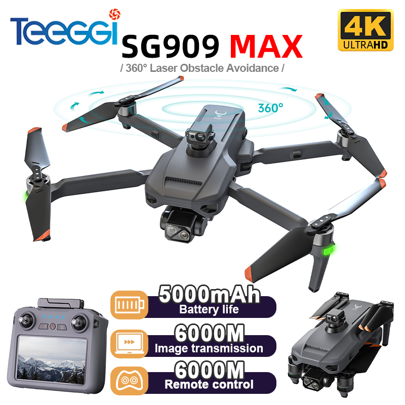 Drone Gimbal - Teeggi SG909 MAX GPS Дрон с