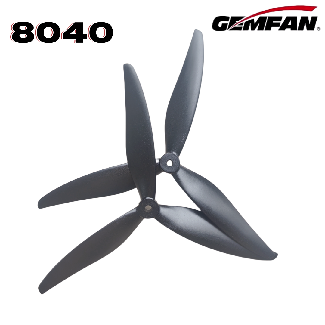 Gemfan 8040 8X4X3 3-лопастной  – обзор и цена Drone Propeller