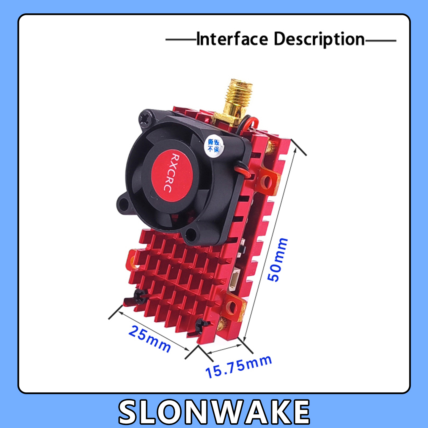 SLONWAKE 5,8G 2 Вт VTX FPV 180 – обзор и цена Drone Camera