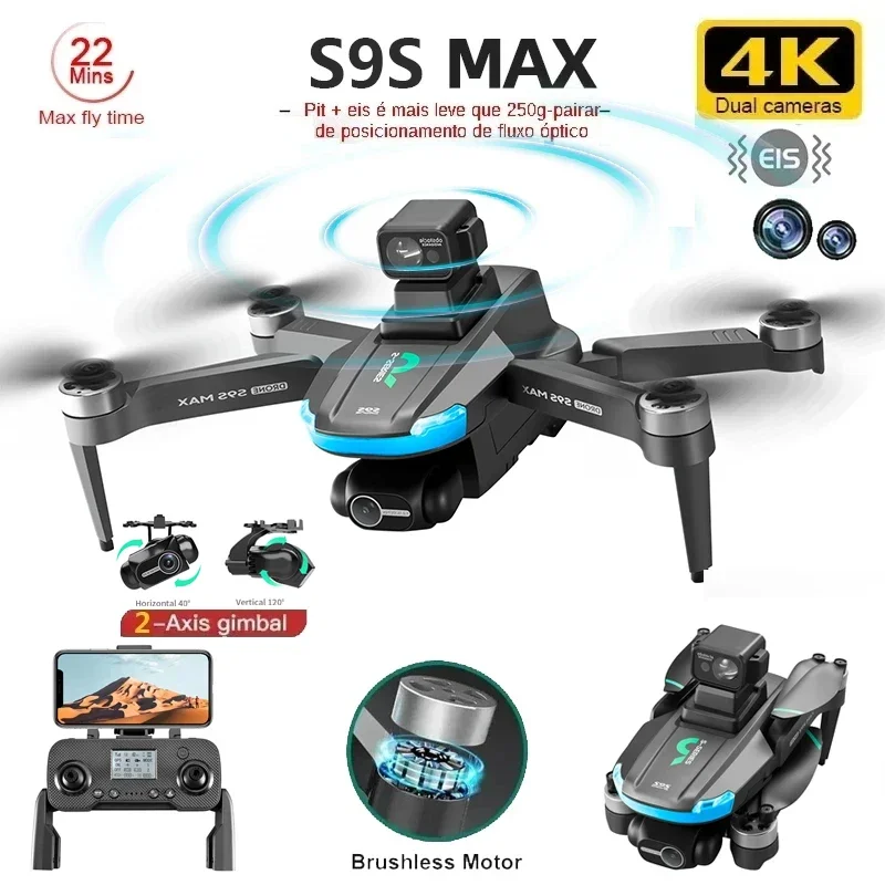 НОВЫЙ S9S MAX MINI Drone 4K 2- – обзор и цена Drone Gps Mount