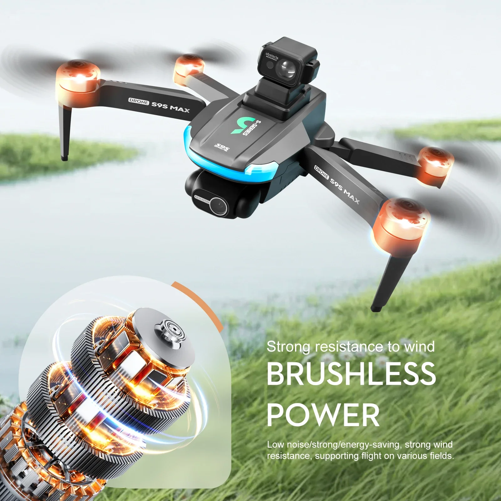 НОВЫЙ S9S MAX MINI Drone 4K 2- – обзор и цена Drone Gps Mount