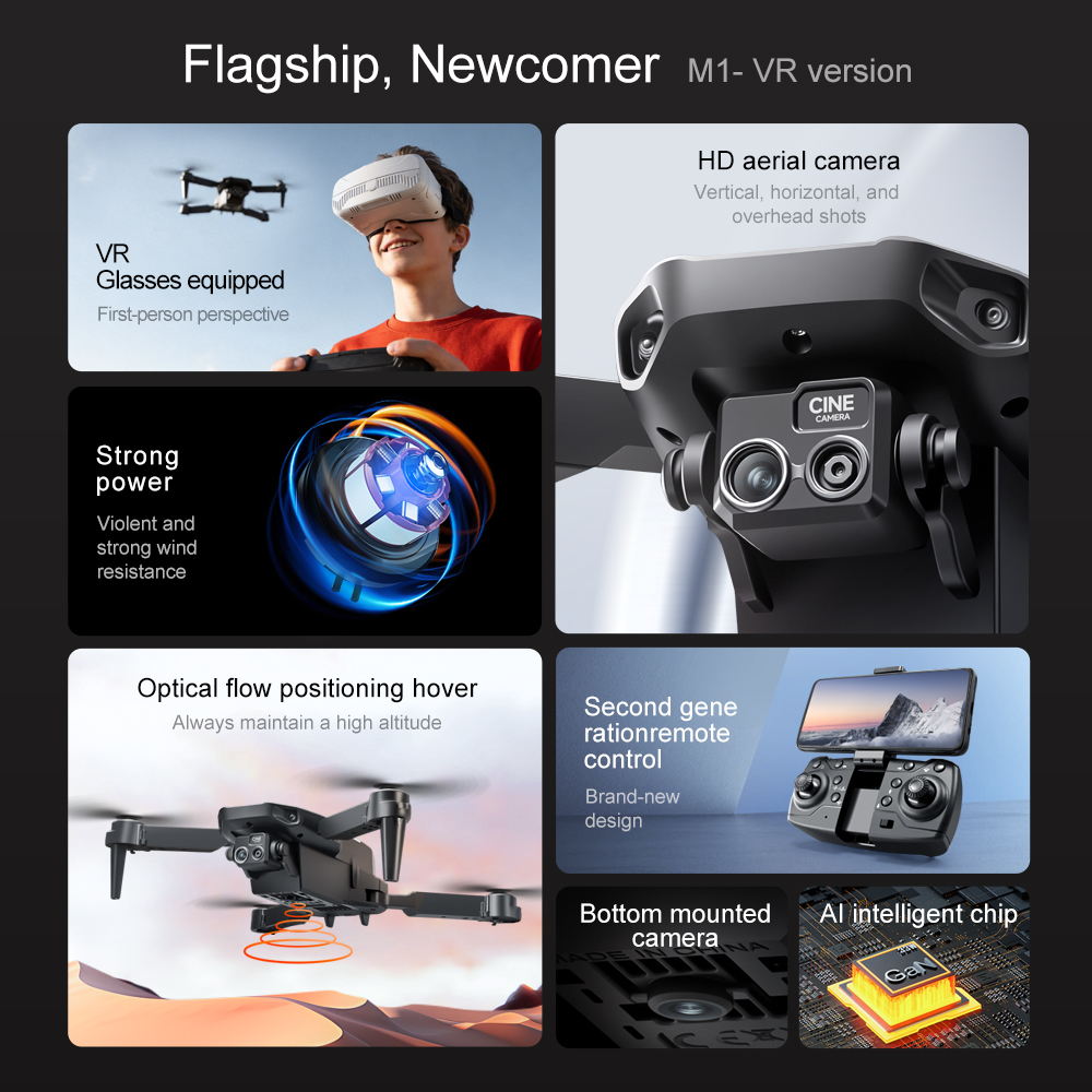 Складной GPS-дрон Lenovo M1/M1 – обзор и цена Drone Gps Mount