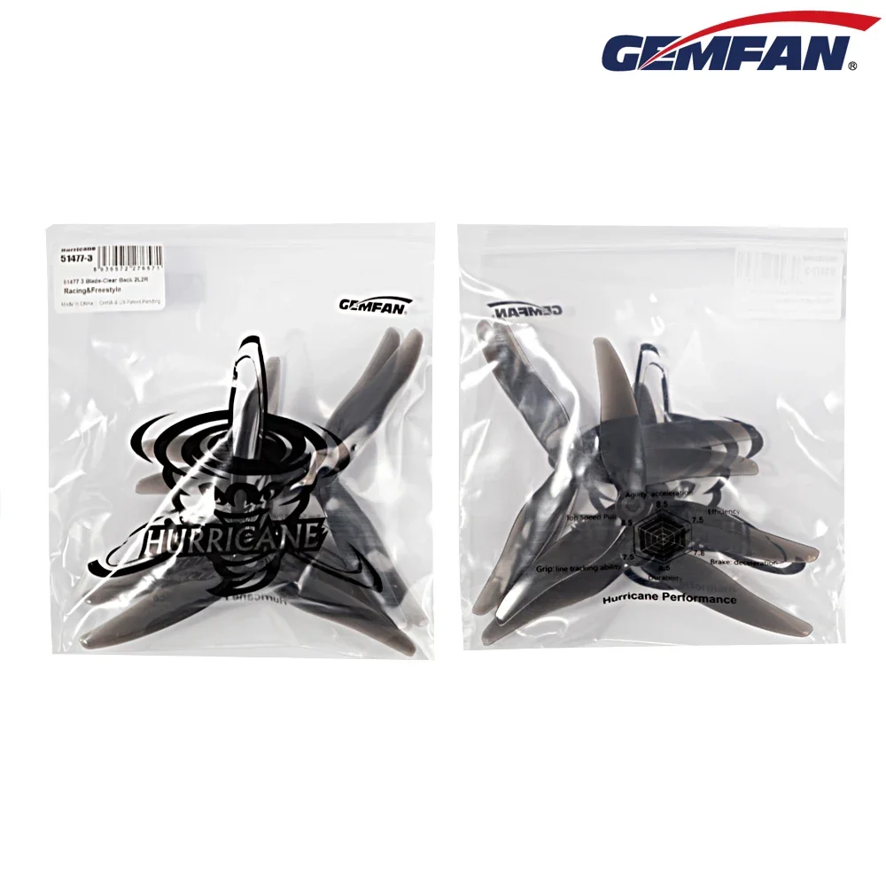 10 пар (10CW + 10CCW) Gemfan J – обзор и цена Drone Propeller